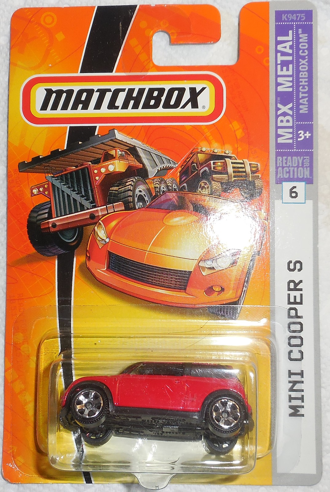 Primary image for  Matchbox 2007 "Mini Cooper" Mint Car On Sealed Card MBX Metal Collector #6