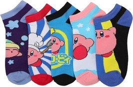 Nintendo Kirby Character Art 5-Pack Women&#39;s Ankle Socks - £11.46 GBP
