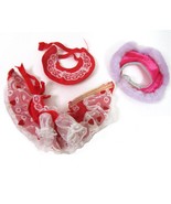 Vtg My Little Pony HEARTS and CANDY Outfit Red Lace Hat 1984 G1 Clothing... - £16.34 GBP
