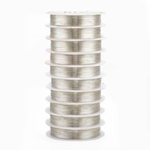A Lot of 10 rolls Copper Wire silver plated  0.3mm 51 Feet each Free Shi... - €16,48 EUR