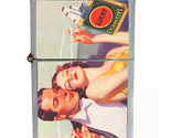 Vintage Smoking Ad Rs1 Flip Top Dual Torch Lighter Wind Resistant - £13.21 GBP