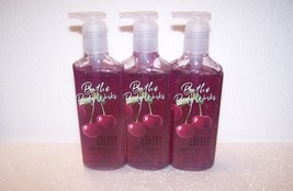 Bath &amp; Body Works Black Cherry Merlot Deep Cleansing Hand Soap Lot of 3 New - £39.86 GBP