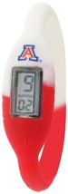 Rumba Time Men&#39;s University of Arizona White Red Digital Silicone Watch Medium - £11.35 GBP