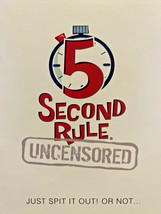 5 Second Rule Uncensored Board Game - $15.72