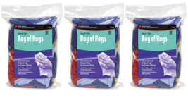 Buffalo 10081 Cleanup Colored T-Shirt Recycled Wiping Rag 1 Lb, Assorted, 3-PACK - $35.64