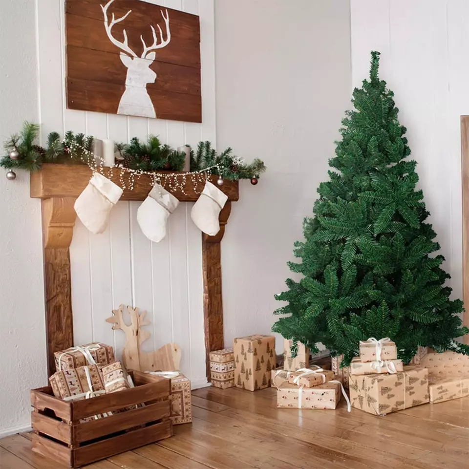 5FT Realistic Artificial Holiday Christmas Tree Xmas Tree with Stand  - $71.18