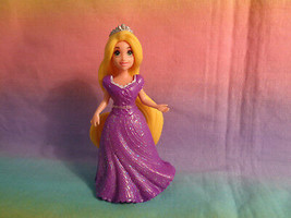 Disney MagiClip Princess Rapunzel Doll Purple Glitter Dress - £6.60 GBP