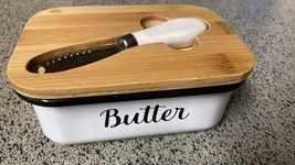 Butter Dish Lid and Butter Curler Knife Unbreakable 6.2&quot;L x 4.2&quot;W x 2.2&quot;H - $276.26 MXN