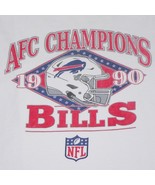 BUFFALO BILLS 1990 T-SHIRT AFC CHAMPIONS/ NFL ~ Sz M ~ Good / Used ~ Hel... - $50.94 CAD