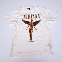 Nirvana T-Shirt In Utero Cotton On Relaxed Boyfriend Tee Licensed Small - £19.44 GBP