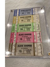 ALICE COOPER 5 VINTAGE 1988 UNUSED CONCERT TICKETS KIEL AUDITORIUM ST LO... - $64.98