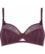 $98 TRIUMPH Idealist Essence PURPLE Jacquard Lace BRA ( 32 C ) FREE SHIP... - $60.06 CAD