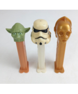 Lot of 3 Star Wars Pez Dispensers C3PO Yoda &amp; Storm Trooper (B) - €6,80 EUR