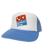 Domino&#39;s Pizza Trucker Hat Mesh Cap Snapback Hat Adjustable Vintage - £19.71 GBP