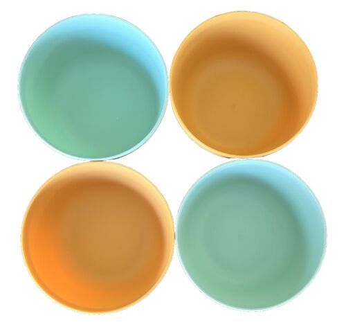 Four (4) Pillowfort™ ~ Round ~ MULTICOLOR ~ Stackable ~ Plastic ~ 15 Oz ... - $18.70