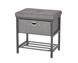 neatfreak Storage Bench Seat with Drawer Single Seat Entryway Bench with... - $101.99