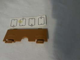 Genuine Teddy Ruxpin BATTERY COVER 1985 Worlds Of Wonder + Battery Placement car - £18.65 GBP