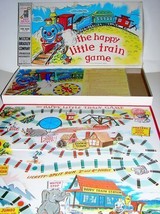 1957 Antique Milton Bradley Happy Little Train Game - £17.69 GBP