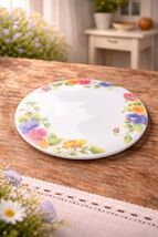 Vintage Floral Eurita Trivets Round Melamine 7.75" - $7.59