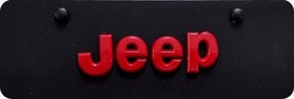 Jeep  3d Mini  Stainless Steel License Plate  4&quot;x 12&quot; - $35.00