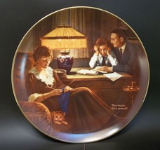 Norman Rockwell Light Campaign Porcelain Collector Plate Father&#39;s Help  - £9.49 GBP