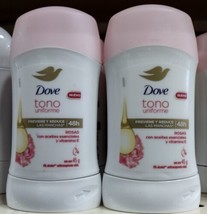 2X Dove Desodorante Tono Uniforme Rosas Previene Manchas - 2 De 45 c/u Envio Gts - £14.71 GBP