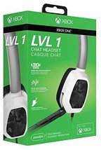 PDP Gaming LVL1 Wired Chat Headset With Noise Cancelling Microphone: Whi... - £14.58 GBP