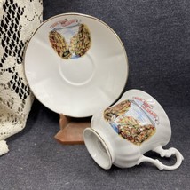 Enco Fine Bone China Souvenir Teacup and Saucer  Royal Gorge Colorado - £5.55 GBP