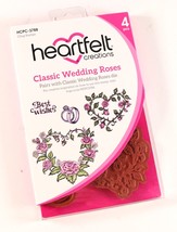 NEW - Heartfelt Creations &quot; Classic Wedding Roses &quot; Cling Stamps HCPC-3788 - £20.81 GBP