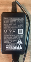Sony Replacement Power Cord Model No AC-L200, Electronics Power Adapter - $9.89