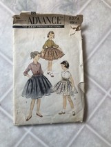 Vintage Advance #8074 Pattern For Girls’ Size 6 Blouses, Skirt &amp; Cummerbund - $15.04