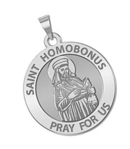 PicturesOnGold Saint Homobonus Religious Medal - 2/3 Inch of - £115.08 GBP