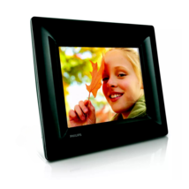 Philips Digital Photo Frame LCD Display 8 inch 4:3 Aspect Ratio HD USB Black - $20.66