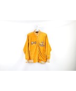 Vintage 90s Streetwear Boys Medium Distressed Hip Hop Velour Track Jacke... - $659.98 MXN