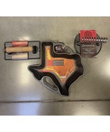 Texas Skillet Bundle. 1 of each. Texas shaped Skillet, Bacon Press Round... - $2,738.34 MXN