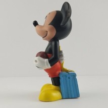 Disney Mickey Mouse Vintage Figure 7.5" with Apple and School Books image 2