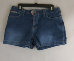 Lei Women&#39;s Distressed Button Fly Booty Jean Shorts Size 13 - £12.95 GBP