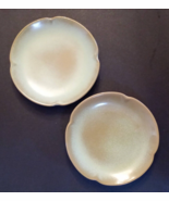 Frankoma Plainsman LOT Green Brown Prairie Pottery Bread &amp; Butter Desser... - €25,84 EUR