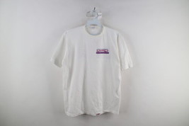 Vintage 90s Womens Large Spell Out Duke&#39;s Beach Service Malibu T-Shirt White USA - £35.57 GBP