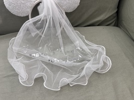 Disney Parks And They Lived Happily Ever After Wedding Minnie Mouse Headband NEW image 4