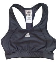 Adidas Techfit Climacool Sports Bra Womens Medium Black Racerback Workout image 2