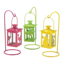 Set Of 3 Tropical Mini Lanterns - £37.23 GBP