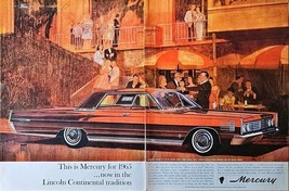 Mercury Lincoln Continential Tradition Formal dinner 1964 Vintage Print AD - $11.48