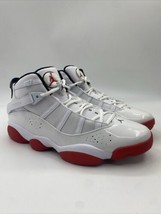 Nike Air Jordan 6 Rings White University Red 322992-160 Men&#39;s Size 12 - £85.55 GBP