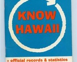 Hawaii The Aloha State Brochure 1960&#39;s &amp; Know Hawaii Booklet 1971 - $21.78