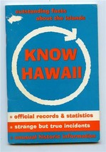 Hawaii The Aloha State Brochure 1960&#39;s &amp; Know Hawaii Booklet 1971 - £17.38 GBP