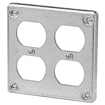 Case of 10. IBERVILLE BC8371 4&quot;2 Duplex Receptacle Covers. New - $29.00