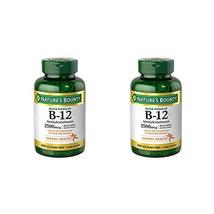 Nature&#39;s Bounty 2 Pack Quick Dissolve Fast Acting 2500 mcg Vitamin B-12 Methylco - £36.93 GBP