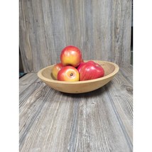 Vintage Wooden Dough Bowl Oval, Farmhouse Kitchen Primitive Wood - $46.00