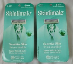 Lot of 2 New Skintimate Sensitive Skin Disposable Razor (8 razors total) - £9.71 GBP